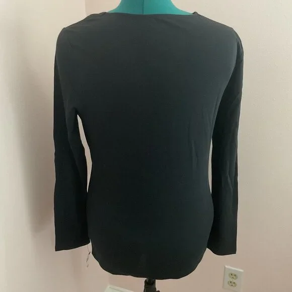 NWT Talbots Misses Large Longsleeve Tee - Picture 3 of 4